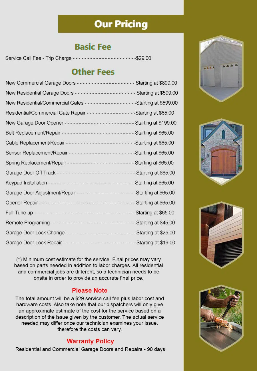 HighTech Garage Doors Glendale, CA 818-824-6769